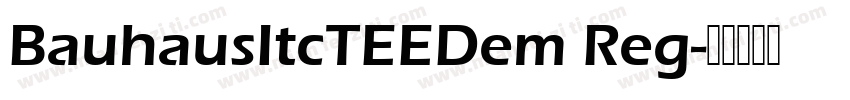 BauhausItcTEEDem Reg字体转换